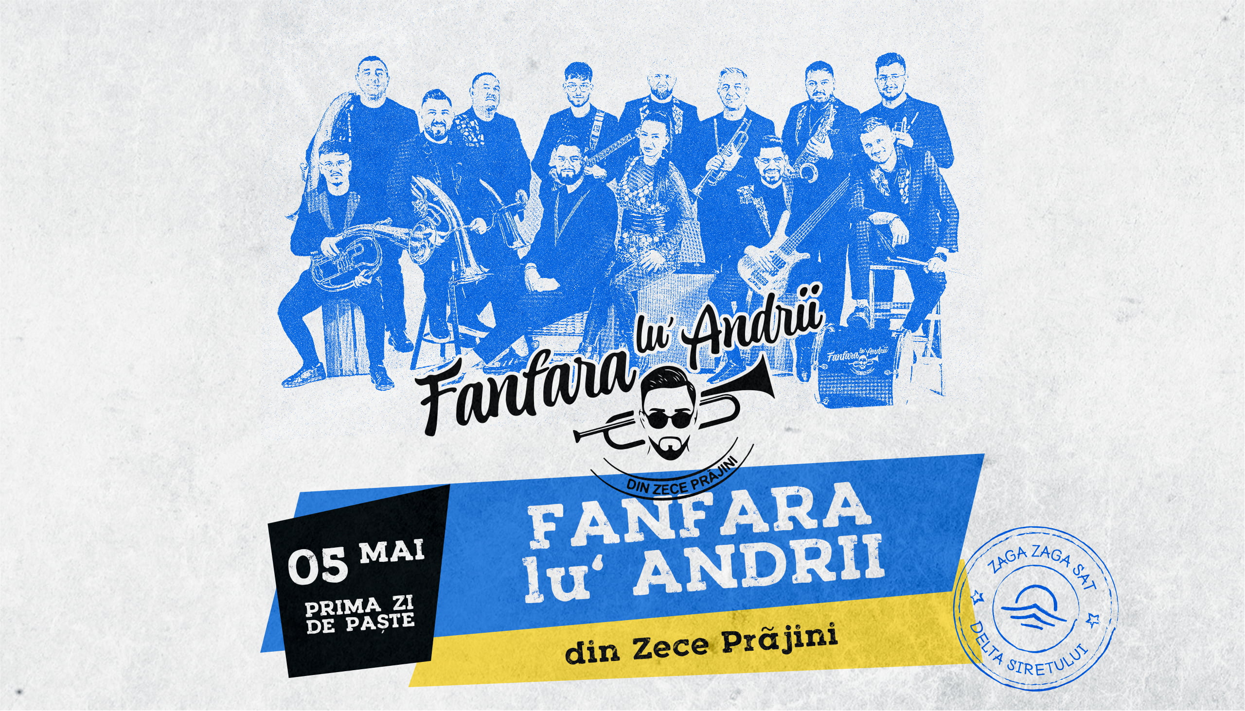 Fanfara lu Andrii din Zece Prăjini la Zaga Zaga